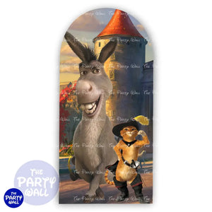 Shrek - Funda para mampara de punta redonda o rectangular Mampara de punta redonda