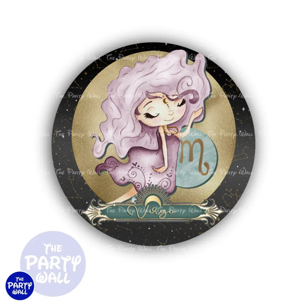 Signos Zodiacales - Funda para mampara circular Circular