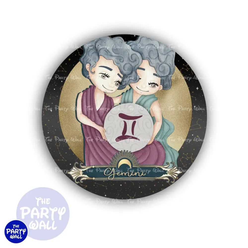 Signos Zodiacales - Funda para mampara circular Circular