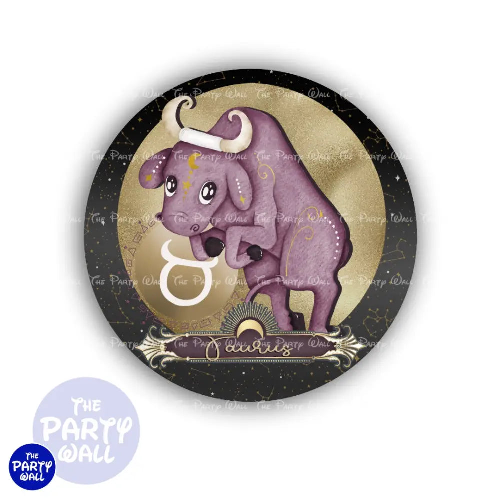 Signos Zodiacales - Funda para mampara circular Circular