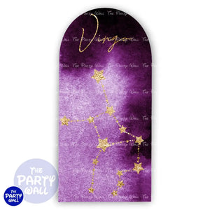 Signos Zodiacales - Funda para mampara de punta redonda o rectangular Mampara de punta redonda