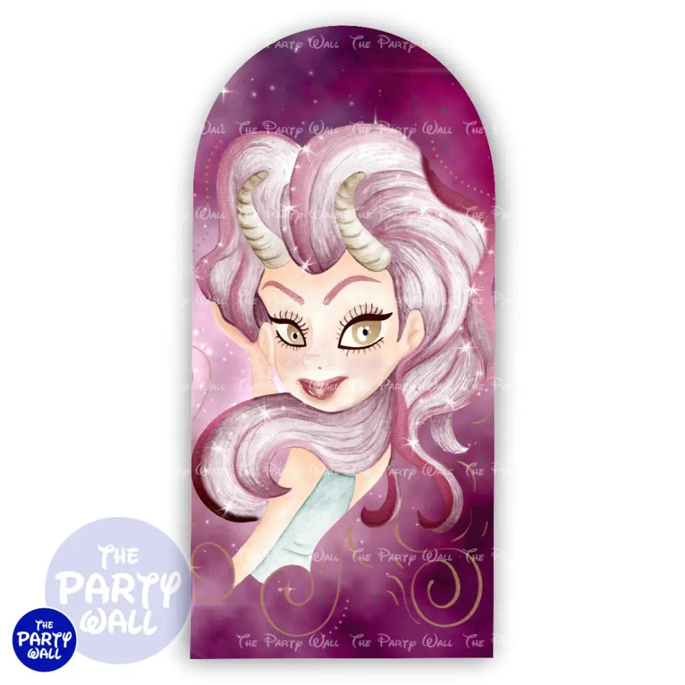 Signos Zodiacales - Funda para mampara de punta redonda o rectangular Mampara de punta redonda