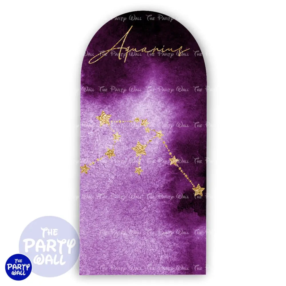 Signos Zodiacales - Funda para mampara de punta redonda o rectangular Mampara de punta redonda