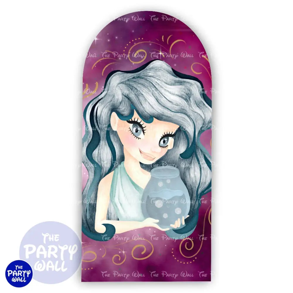 Signos Zodiacales - Funda para mampara de punta redonda o rectangular Mampara de punta redonda