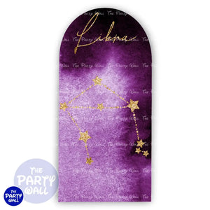 Signos Zodiacales - Funda para mampara de punta redonda o rectangular Mampara de punta redonda