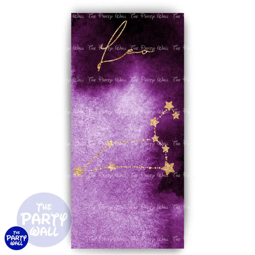 Signos Zodiacales - Funda para mampara de punta redonda o rectangular Mampara de punta redonda