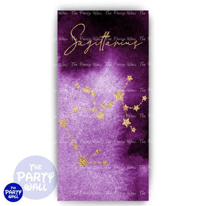 Signos Zodiacales - Funda para mampara de punta redonda o rectangular Mampara de punta redonda