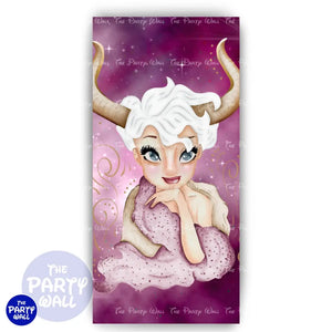 Signos Zodiacales - Funda para mampara de punta redonda o rectangular Mampara de punta redonda