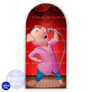 Sing - Funda para mampara de punta redonda o rectangular Mampara de punta redonda