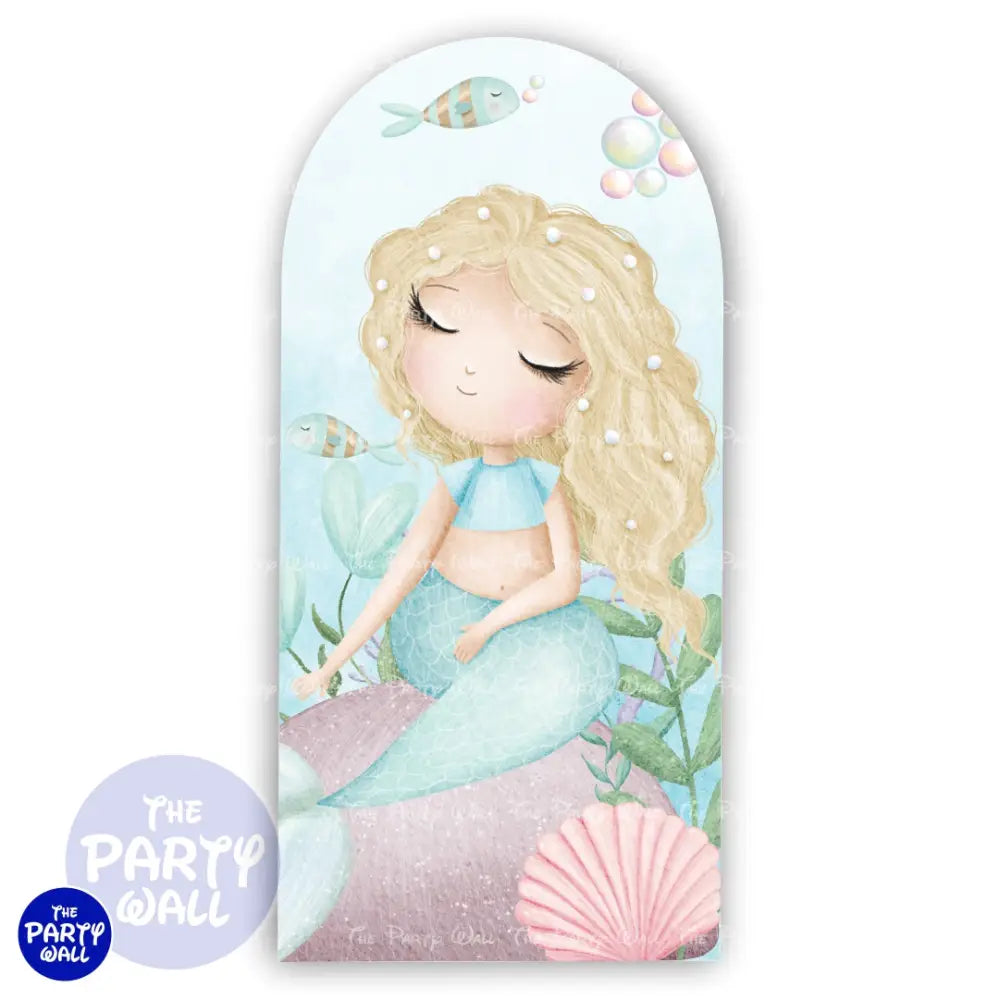 Sirenas Cute - Funda para mampara de punta redonda o rectangular Mampara de punta redonda