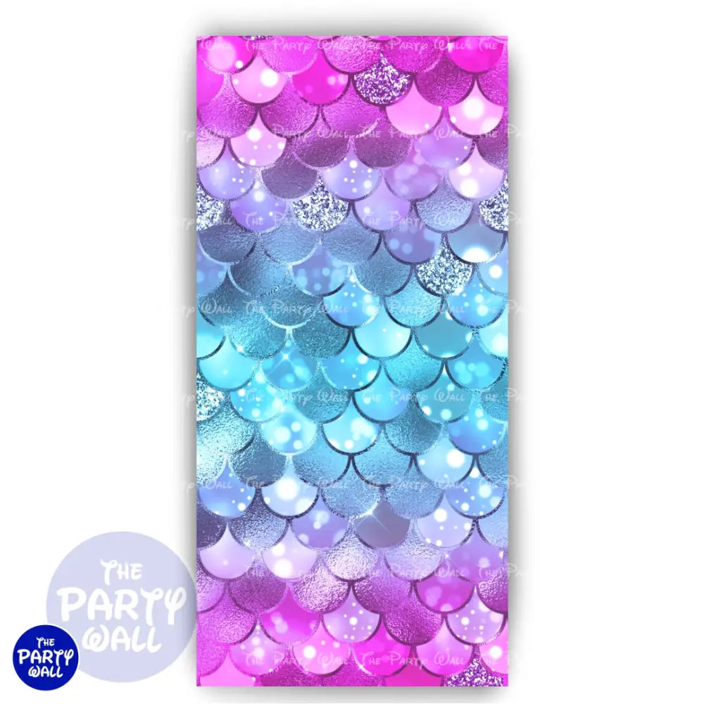 Sirenas Cute - Funda para mampara de punta redonda o rectangular Mampara de punta redonda