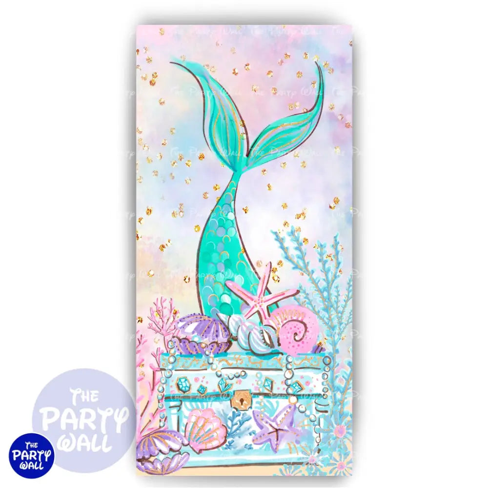 Sirenas Cute - Funda para mampara de punta redonda o rectangular Mampara de punta redonda