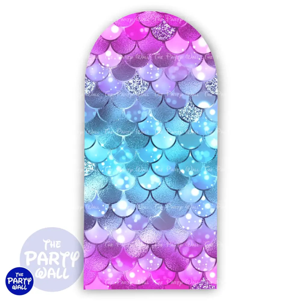 Sirenas Cute - Funda para mampara de punta redonda o rectangular Mampara de punta redonda