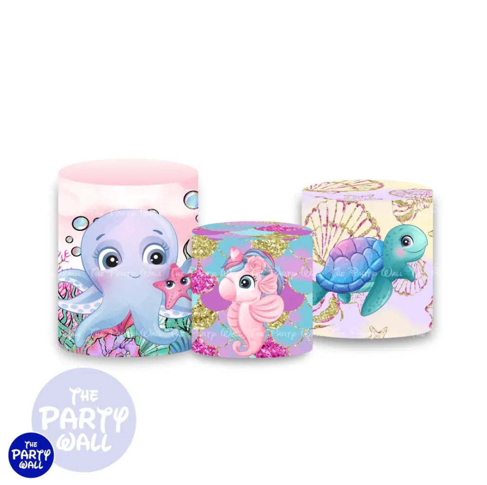 Sirenas Cute - Fundas para cilindros Cilindros
