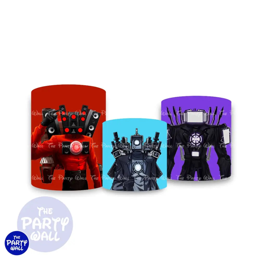 Skibidi Toilet - Fundas para cilindros Cilindros