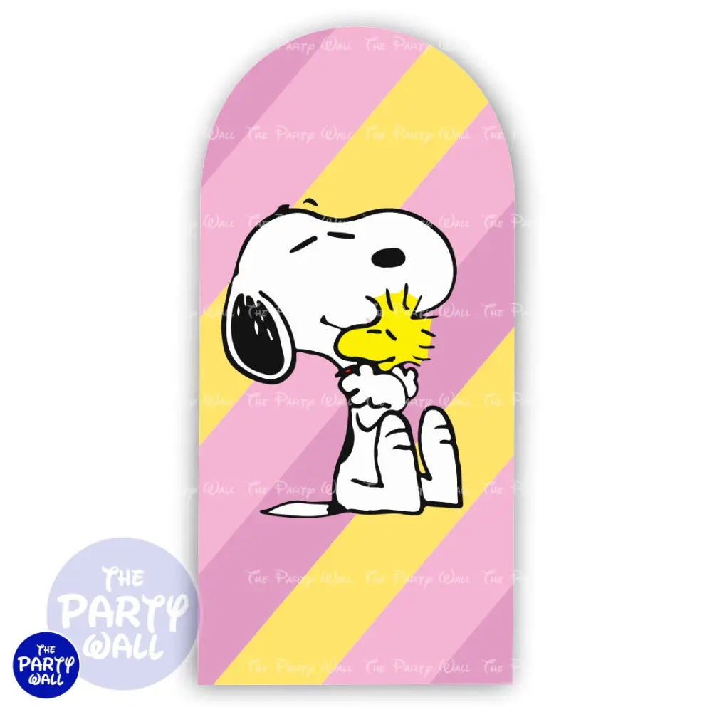 Snoopy - Funda para mampara de punta redonda o rectangular Mampara de punta redonda