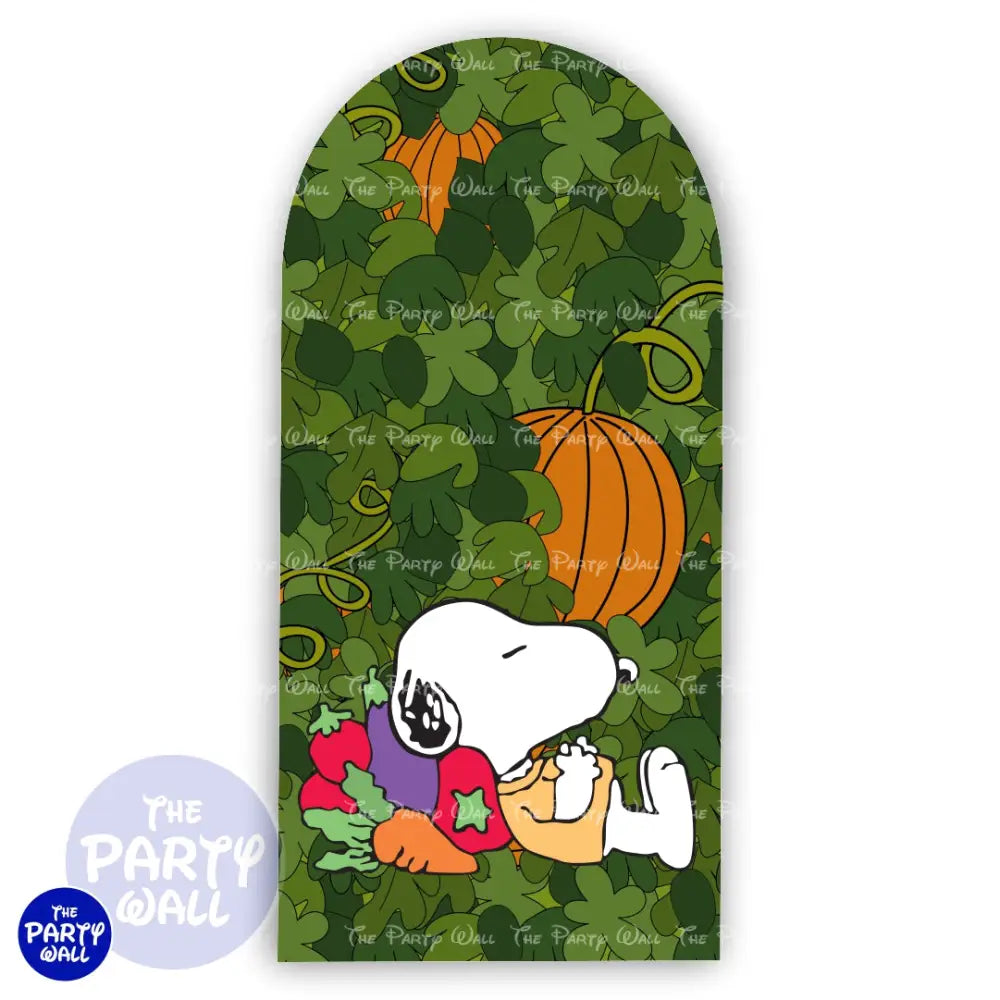 Snoopy - Funda para mampara de punta redonda o rectangular Mampara de punta redonda