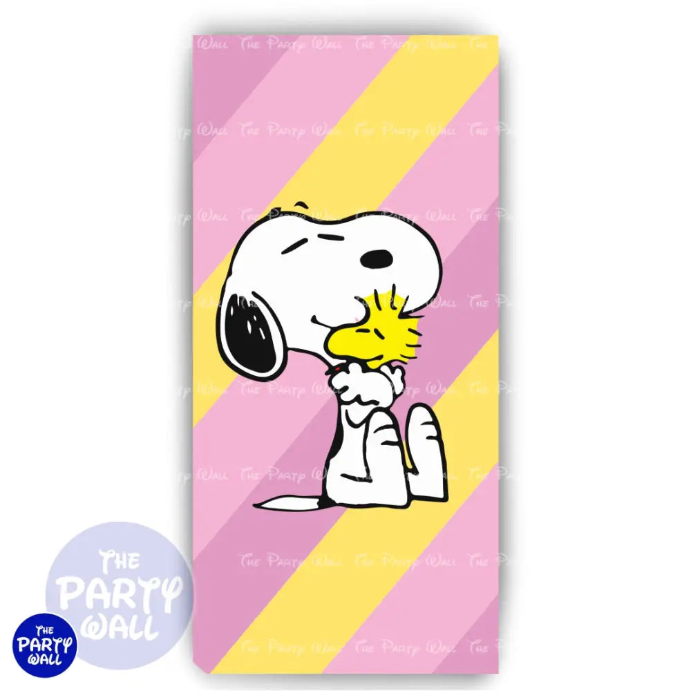 Snoopy - Funda para mampara de punta redonda o rectangular Mampara de punta redonda