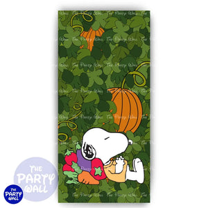 Snoopy - Funda para mampara de punta redonda o rectangular Mampara de punta redonda