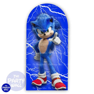 Sonic - Funda para mampara de punta redonda o rectangular Mampara de punta redonda