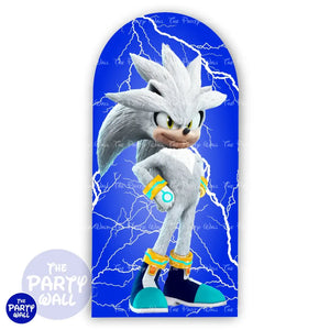 Sonic - Funda para mampara de punta redonda o rectangular Mampara de punta redonda