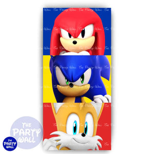Sonic - Funda para mampara de punta redonda o rectangular Mampara de punta redonda