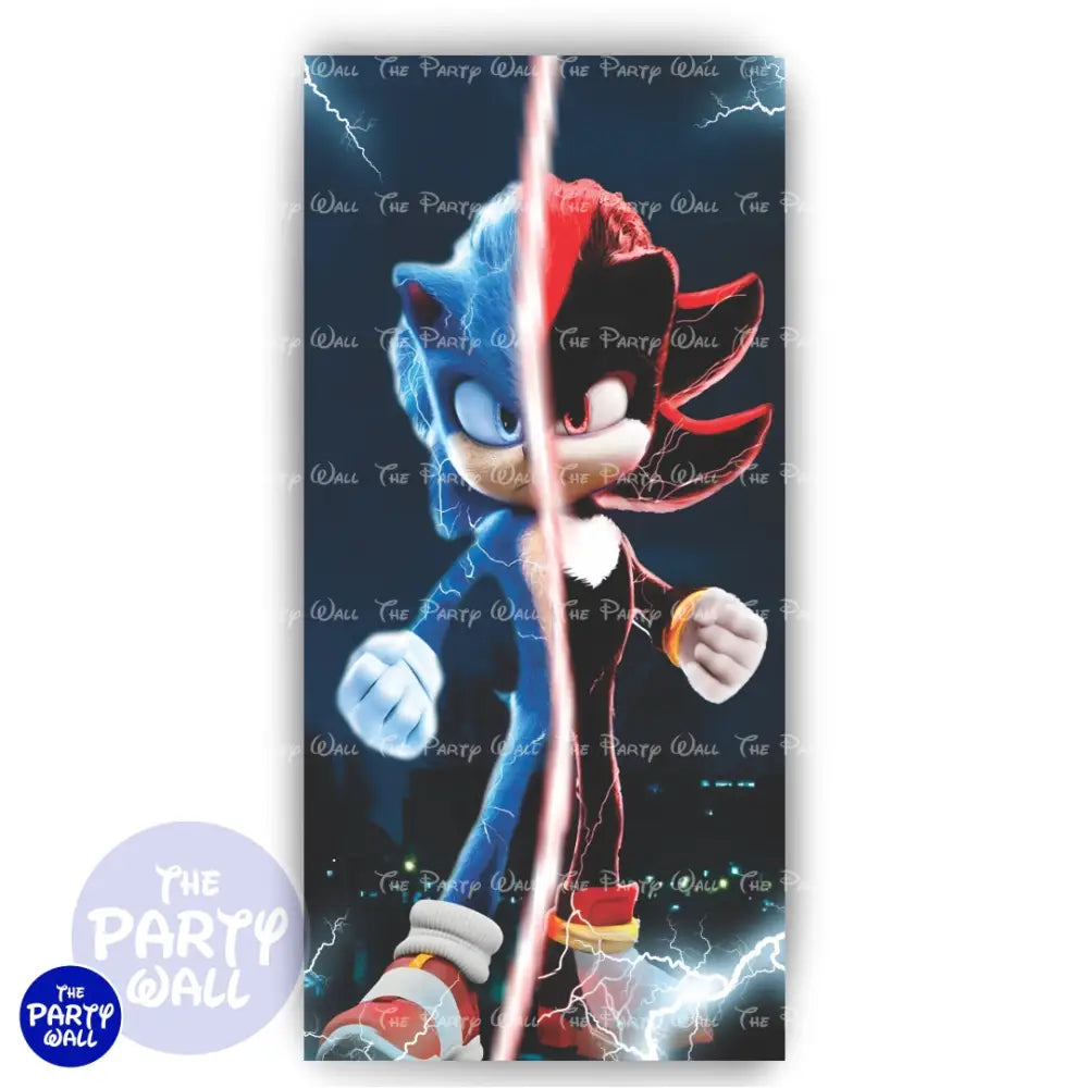 Sonic - Funda para mampara de punta redonda o rectangular Mampara de punta redonda