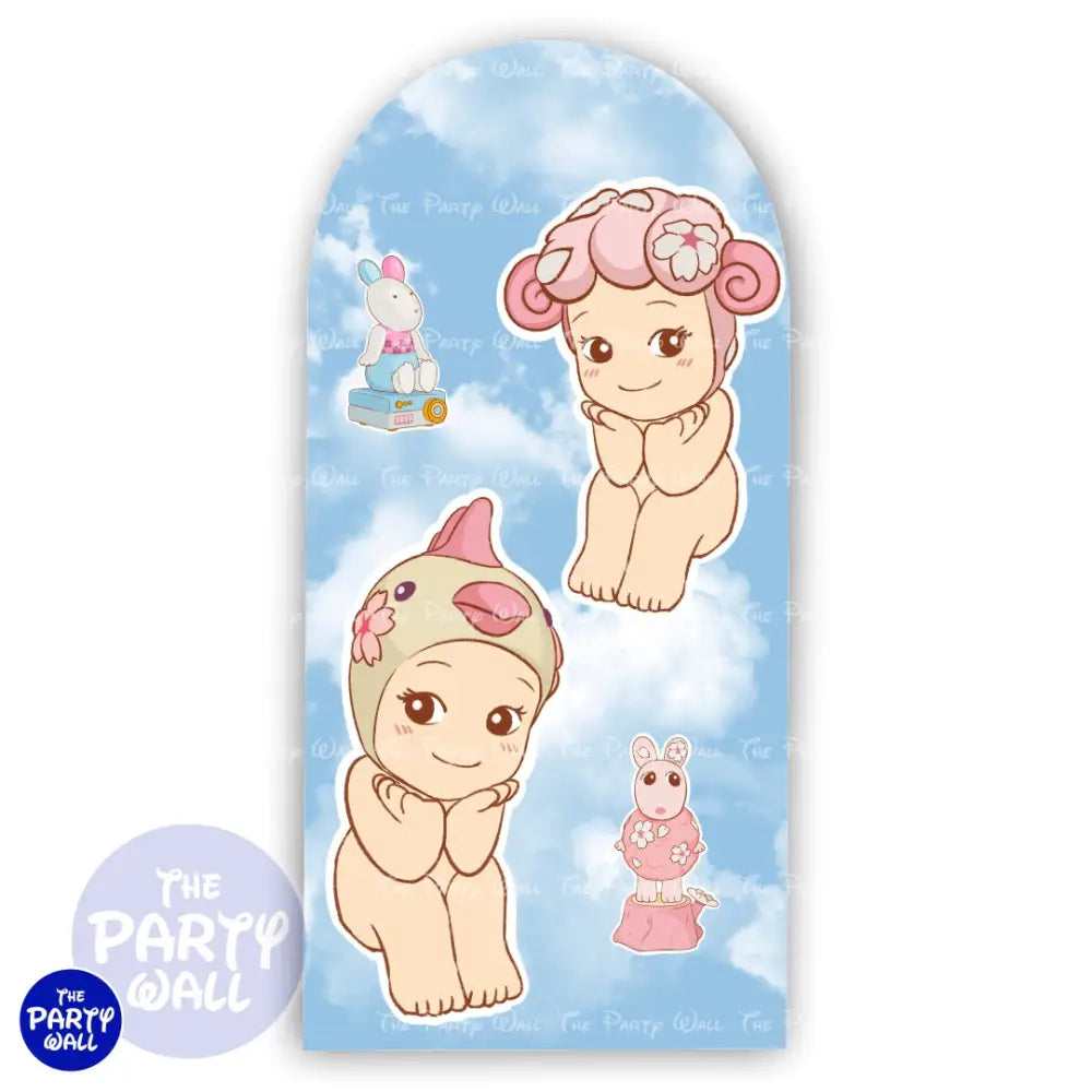 Sonny Angels - Funda para mampara de punta redonda o rectangular Mampara de punta redonda