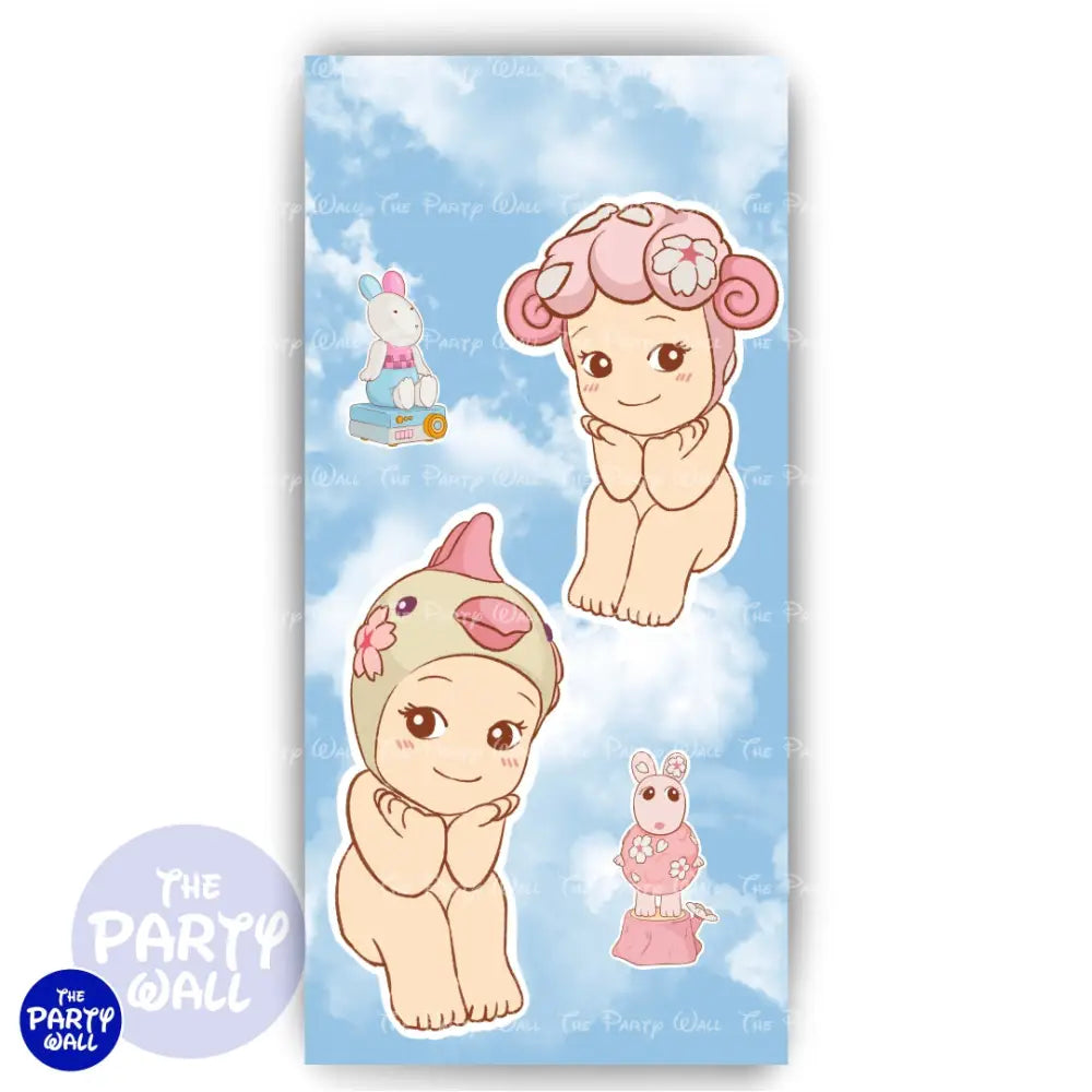 Sonny Angels - Funda para mampara de punta redonda o rectangular Mampara de punta redonda