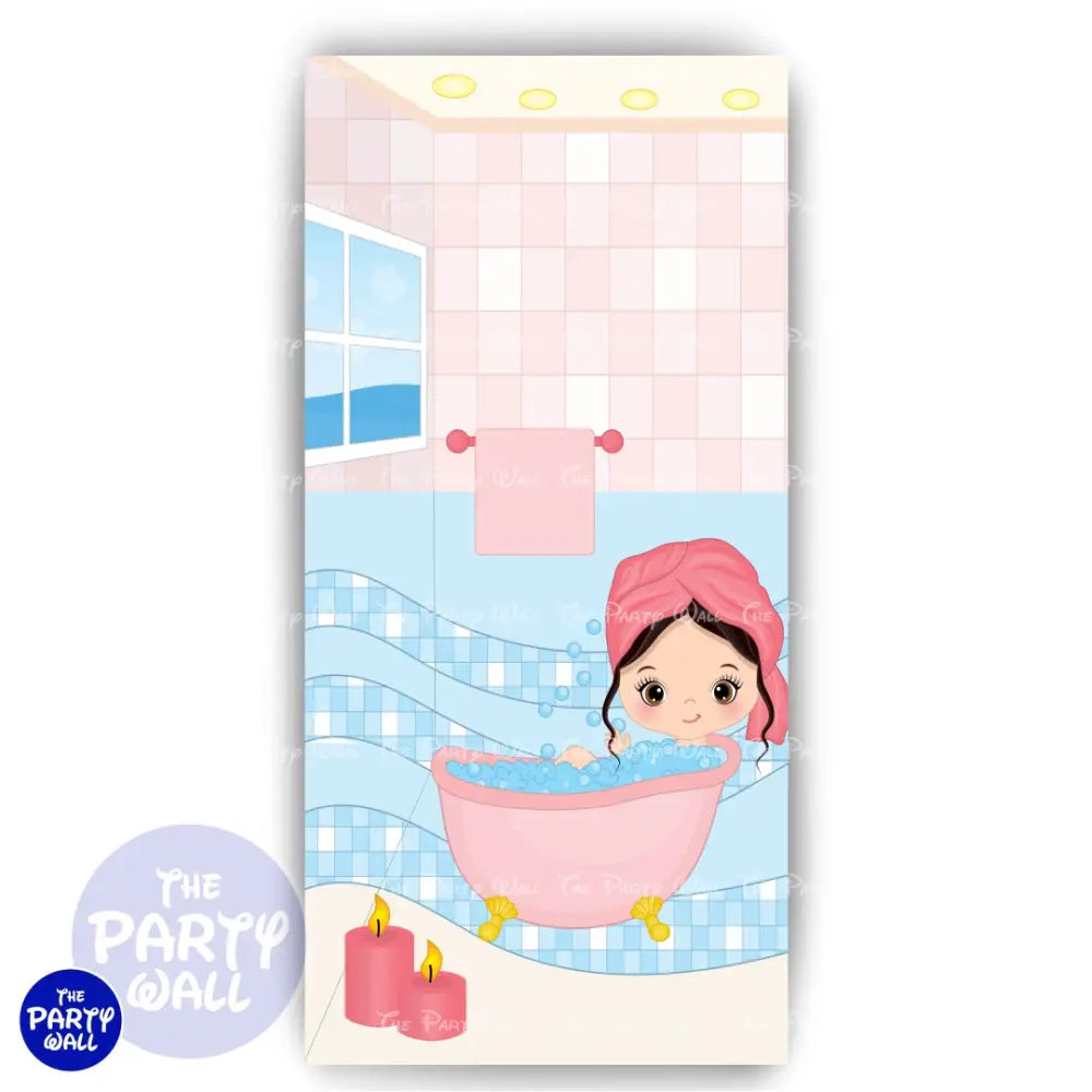 Spa - Funda para mampara de punta redonda o rectangular Mampara de punta redonda