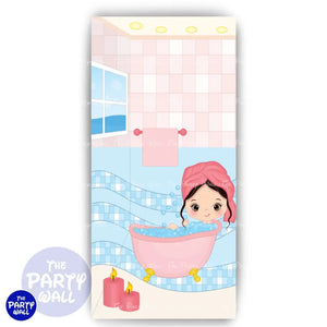 Spa - Funda para mampara de punta redonda o rectangular Mampara de punta redonda