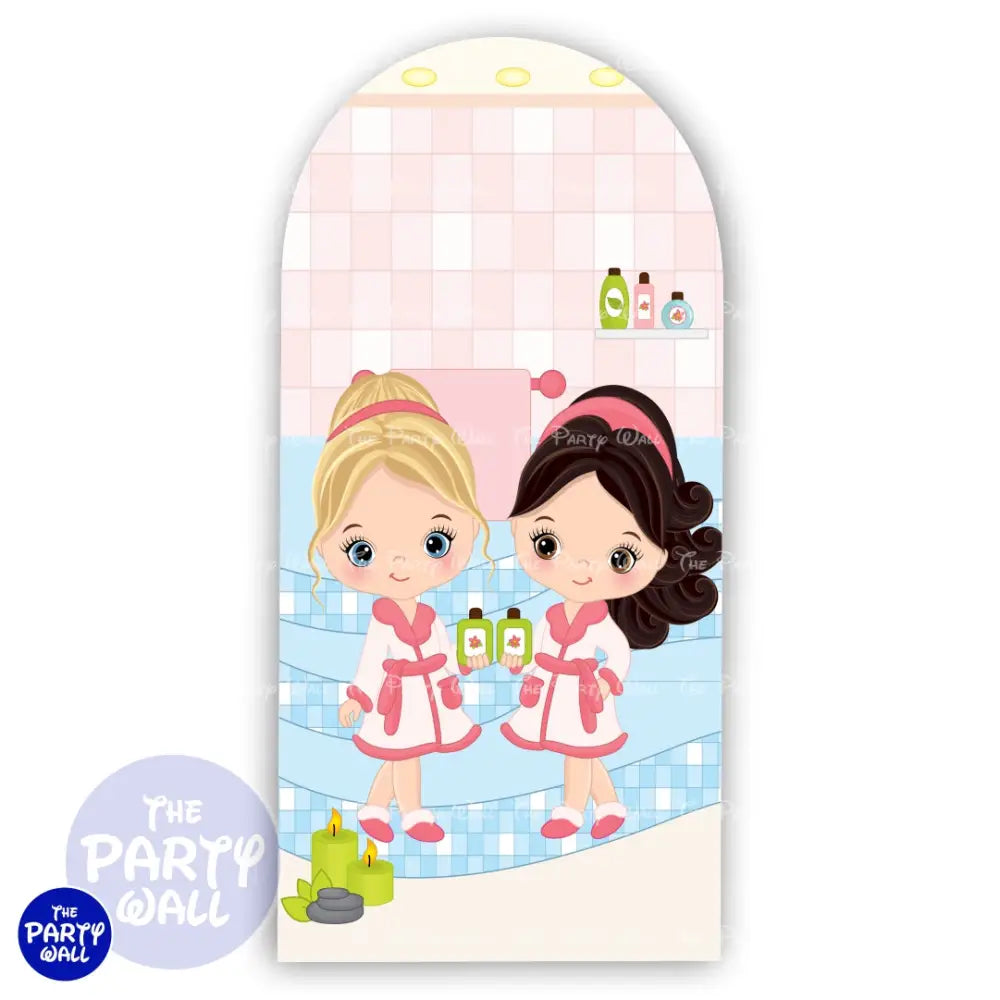 Spa - Funda para mampara de punta redonda o rectangular Mampara de punta redonda