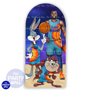 Space Jam - Funda para mampara de punta redonda o rectangular Mampara de punta redonda