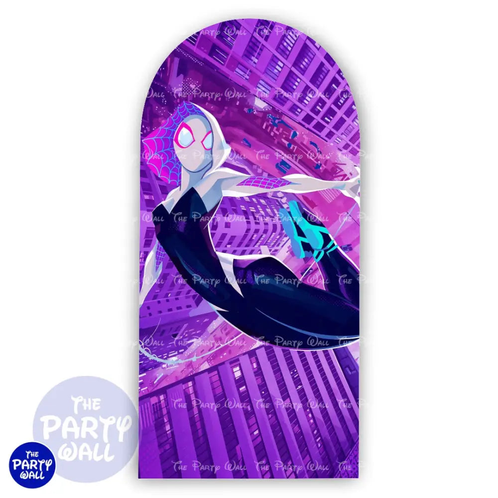 Spider Gwen - Funda para mampara de punta redonda o rectangular Mampara de punta redonda