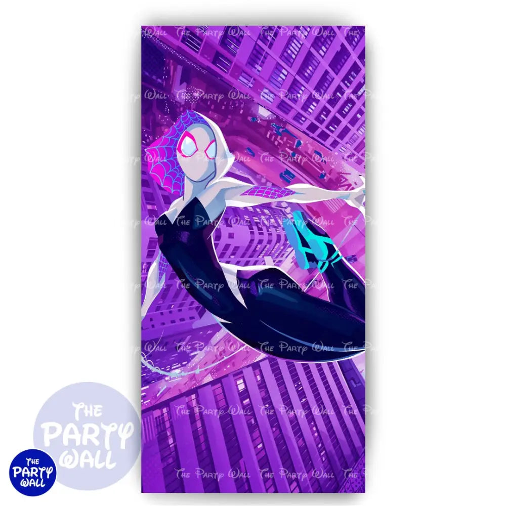 Spider Gwen - Funda para mampara de punta redonda o rectangular Mampara de punta redonda