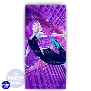 Spider Gwen - Funda para mampara de punta redonda o rectangular Mampara de punta redonda