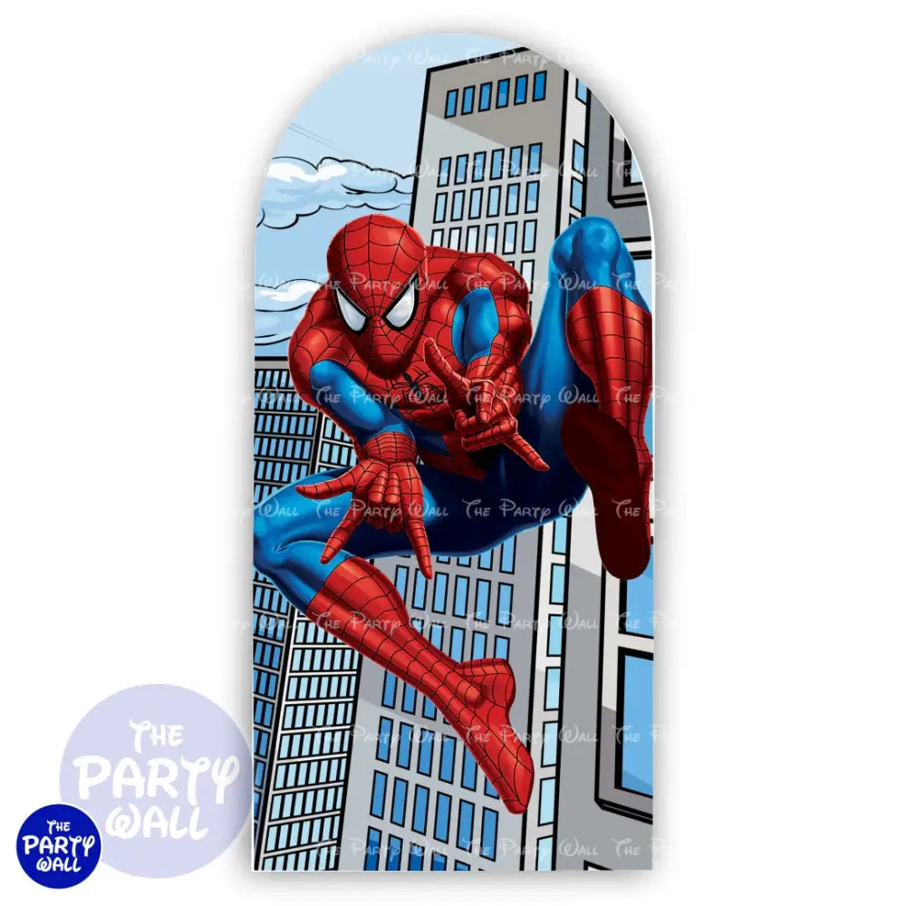 Spiderman - Funda para mampara de punta redonda o rectangular Mampara de punta redonda