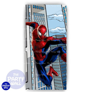 Spiderman - Funda para mampara punta redonda o rectangular Mampara de punta redonda