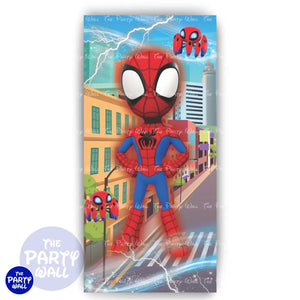 Spidey - Funda para mampara de punta redonda o rectangular Mampara de punta redonda