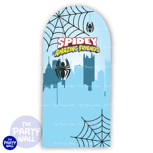 Spidey - Funda para mampara de punta redonda o rectangular Mampara de punta redonda