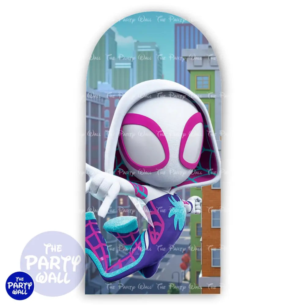 Spidey - Funda para mampara de punta redonda o rectangular Mampara de punta redonda