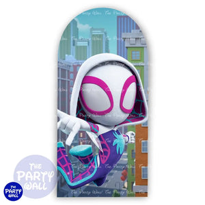 Spidey - Funda para mampara de punta redonda o rectangular Mampara de punta redonda