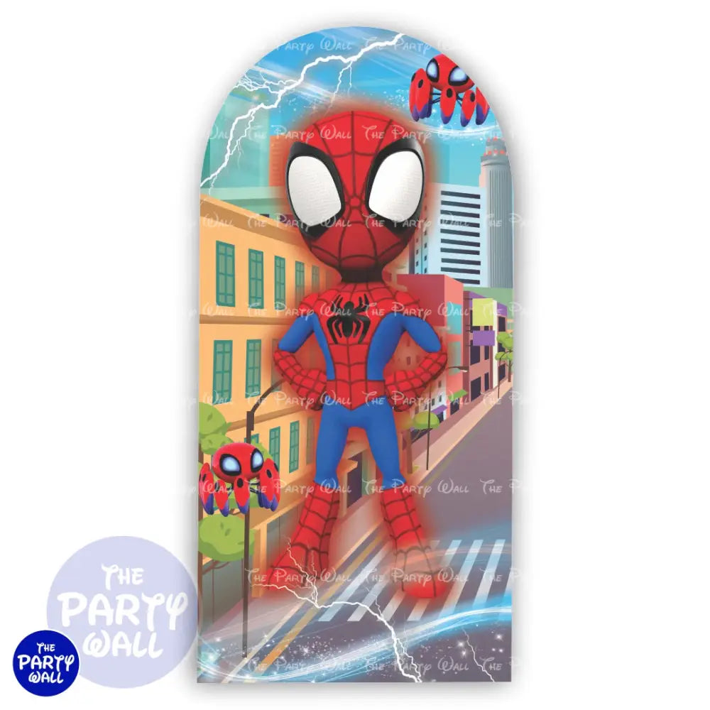 Spidey - Funda para mampara de punta redonda o rectangular Mampara de punta redonda