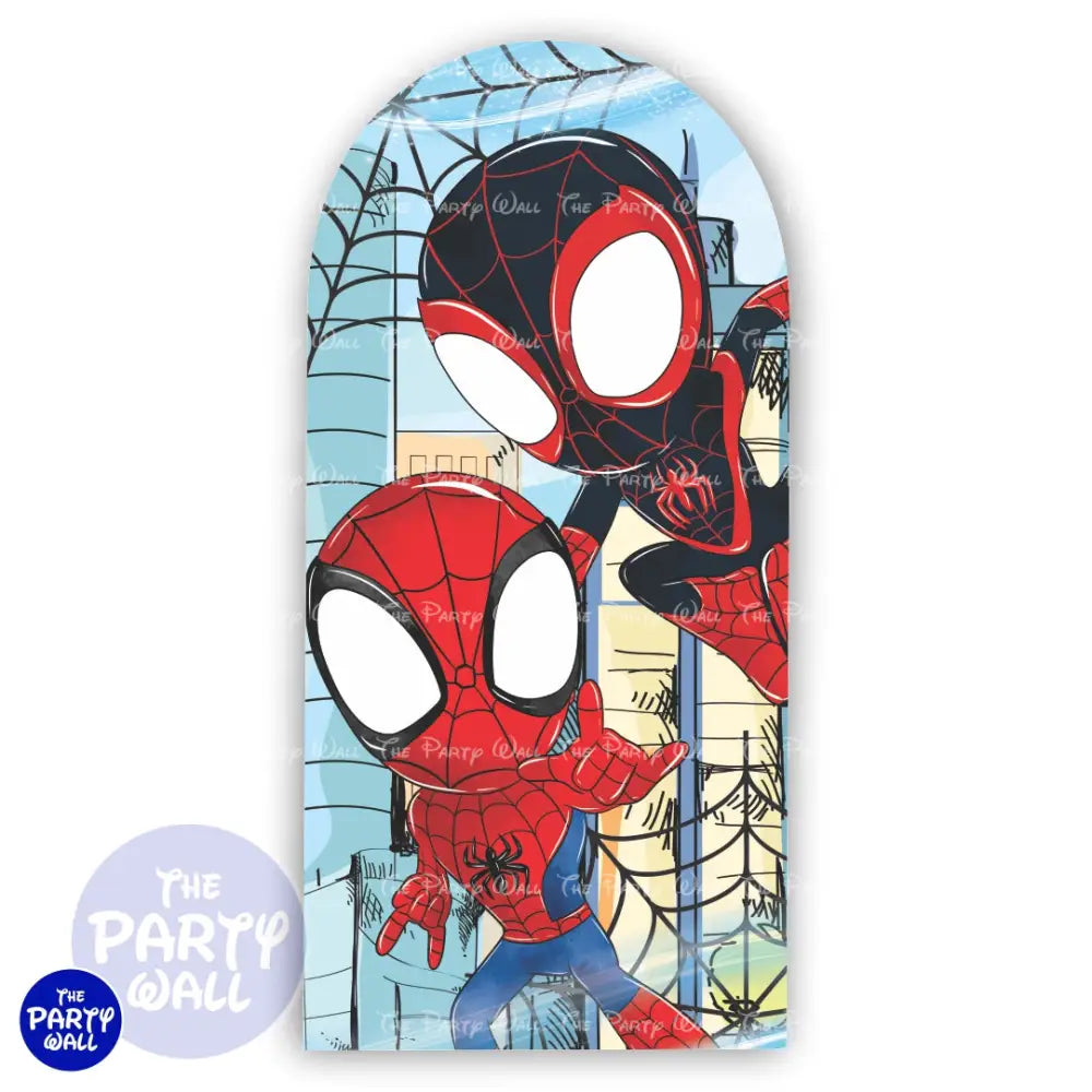 Spidey - Funda para mampara de punta redonda o rectangular Mampara de punta redonda