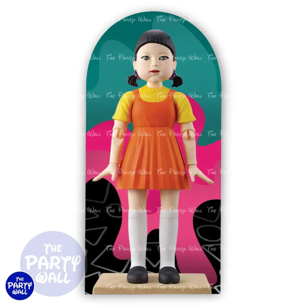 Squid Games - Funda para mampara de punta redonda o rectangular Mampara de punta redonda