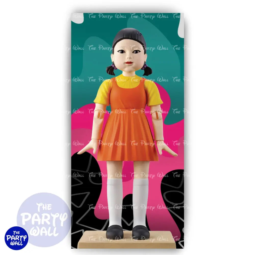 Squid Games - Funda para mampara de punta redonda o rectangular Mampara de punta redonda