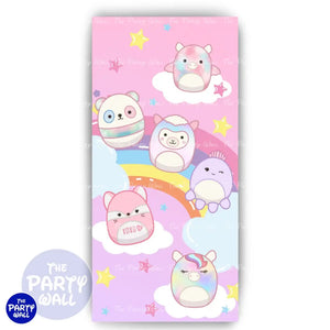 Squish Mallows - Funda para mampara de punta redonda o rectangular Mampara de punta redonda