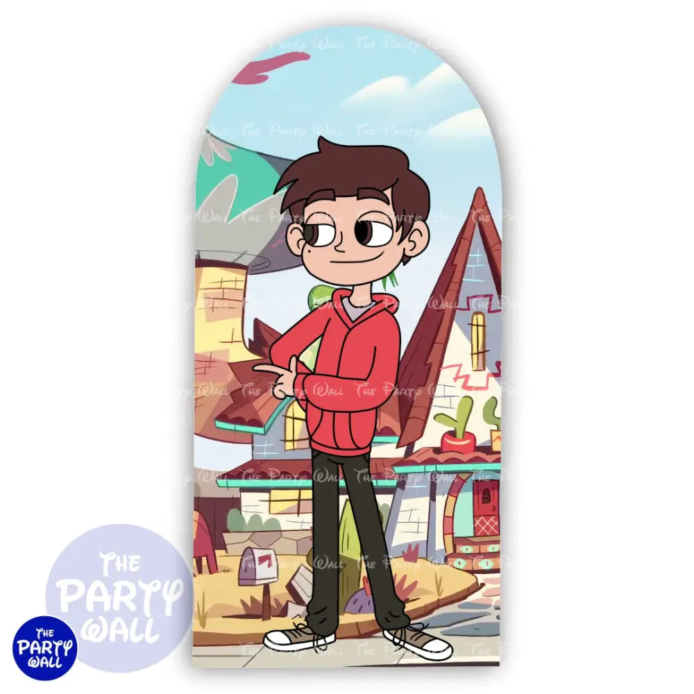 Star Vs. Las Fuerzas Del Mal - Funda para mampara de punta redonda o rectangular Mampara de punta redonda