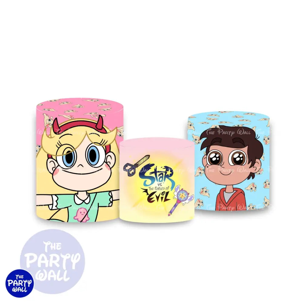 Star Vs. Las Fuerzas Del Mal - Fundas para cilindros Cilindros