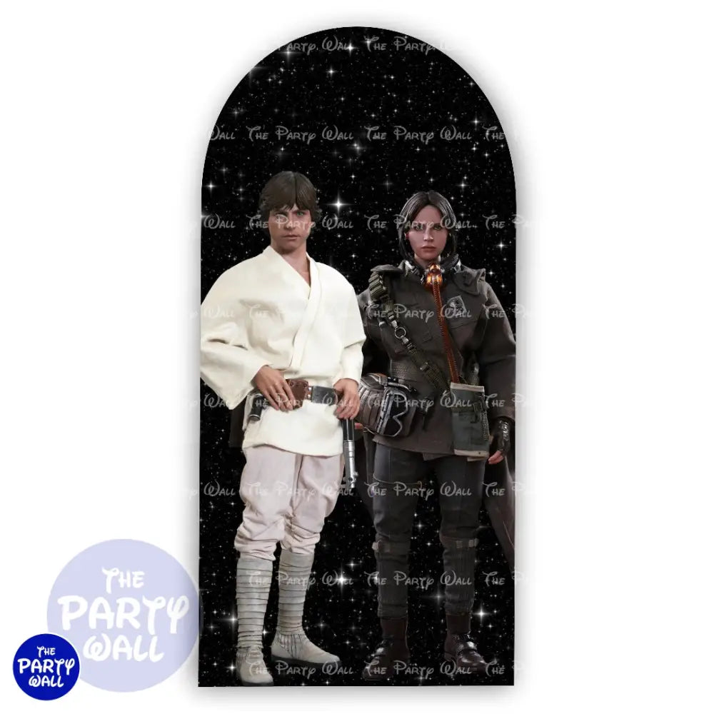 Star Wars - Funda para mampara de punta redonda o rectangular Mampara de punta redonda